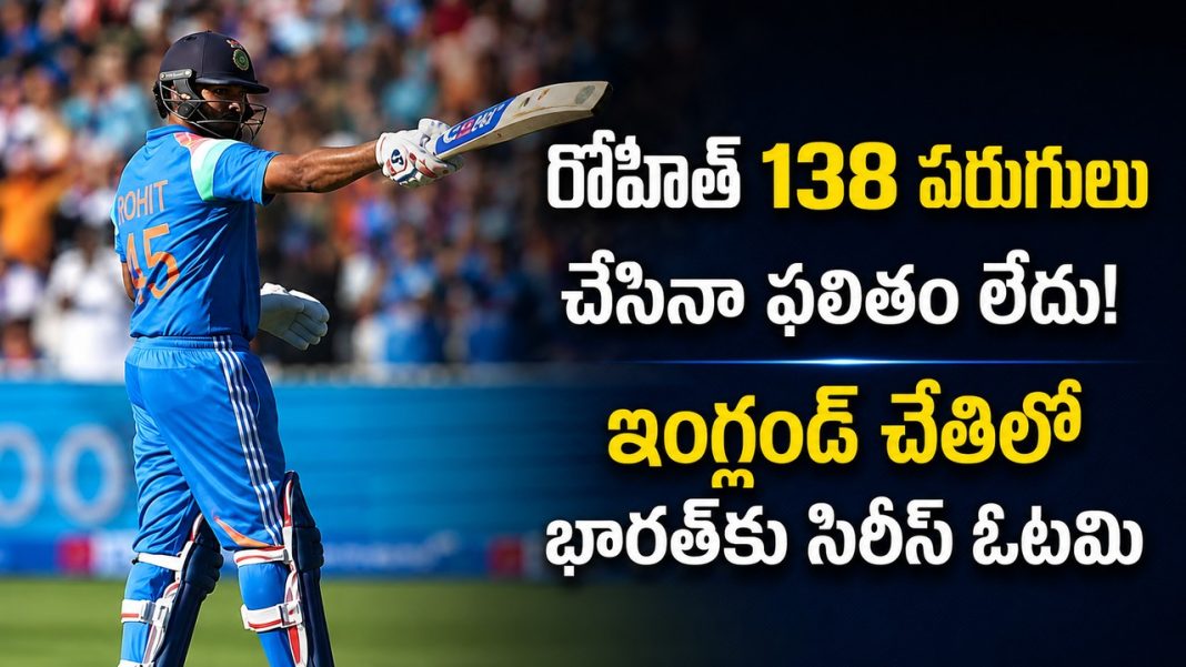 రోహిత్ శర్మ చారిత్రాత్మక సెంచరీ వృథా! లార్డ్స్లో భారత్కు సిరీస్ షాక్ రోహిత్ శర్మ చారిత్రాత్మక సెంచరీ వృథా! లార్డ్స్లో భారత్కు సిరీస్ షాక్