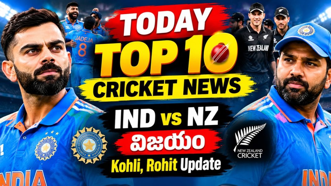 Today Top10 Cricket News | IND vs NZ విజయం | Kohli, Rohit Update Today Top10 Cricket News | IND vs NZ విజయం | Kohli, Rohit Update